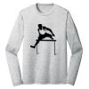 Sublimatable PosiCharge Long Sleeve Electric Heather Tee Thumbnail