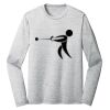 Sublimatable PosiCharge Long Sleeve Electric Heather Tee Thumbnail