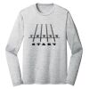 Sublimatable PosiCharge Long Sleeve Electric Heather Tee Thumbnail