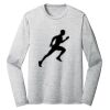 Sublimatable PosiCharge Long Sleeve Electric Heather Tee Thumbnail