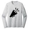 Sublimatable PosiCharge Long Sleeve Electric Heather Tee Thumbnail