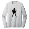 Sublimatable PosiCharge Long Sleeve Electric Heather Tee Thumbnail