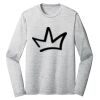 Sublimatable PosiCharge Long Sleeve Electric Heather Tee Thumbnail