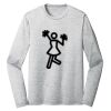 Sublimatable PosiCharge Long Sleeve Electric Heather Tee Thumbnail