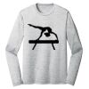 Sublimatable PosiCharge Long Sleeve Electric Heather Tee Thumbnail