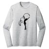Sublimatable PosiCharge Long Sleeve Electric Heather Tee Thumbnail