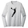 Sublimatable PosiCharge Long Sleeve Electric Heather Tee Thumbnail