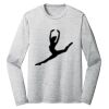 Sublimatable PosiCharge Long Sleeve Electric Heather Tee Thumbnail