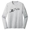 Sublimatable PosiCharge Long Sleeve Electric Heather Tee Thumbnail
