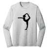 Sublimatable PosiCharge Long Sleeve Electric Heather Tee Thumbnail