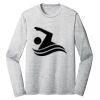 Sublimatable PosiCharge Long Sleeve Electric Heather Tee Thumbnail