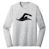 Sublimatable PosiCharge Long Sleeve Electric Heather Tee Thumbnail