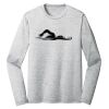 Sublimatable PosiCharge Long Sleeve Electric Heather Tee Thumbnail