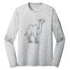 Sublimatable PosiCharge Long Sleeve Electric Heather Tee Thumbnail