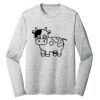 Sublimatable PosiCharge Long Sleeve Electric Heather Tee Thumbnail