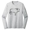 Sublimatable PosiCharge Long Sleeve Electric Heather Tee Thumbnail