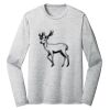 Sublimatable PosiCharge Long Sleeve Electric Heather Tee Thumbnail