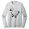 Sublimatable PosiCharge Long Sleeve Electric Heather Tee Thumbnail