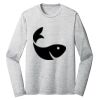 Sublimatable PosiCharge Long Sleeve Electric Heather Tee Thumbnail