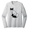 Sublimatable PosiCharge Long Sleeve Electric Heather Tee Thumbnail