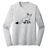Sublimatable PosiCharge Long Sleeve Electric Heather Tee Thumbnail