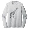 Sublimatable PosiCharge Long Sleeve Electric Heather Tee Thumbnail