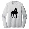Sublimatable PosiCharge Long Sleeve Electric Heather Tee Thumbnail