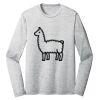 Sublimatable PosiCharge Long Sleeve Electric Heather Tee Thumbnail