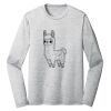Sublimatable PosiCharge Long Sleeve Electric Heather Tee Thumbnail