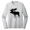 Sublimatable PosiCharge Long Sleeve Electric Heather Tee Thumbnail