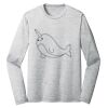 Sublimatable PosiCharge Long Sleeve Electric Heather Tee Thumbnail