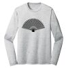 Sublimatable PosiCharge Long Sleeve Electric Heather Tee Thumbnail