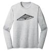 Sublimatable PosiCharge Long Sleeve Electric Heather Tee Thumbnail