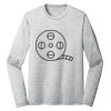 Sublimatable PosiCharge Long Sleeve Electric Heather Tee Thumbnail