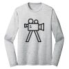 Sublimatable PosiCharge Long Sleeve Electric Heather Tee Thumbnail