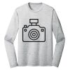 Sublimatable PosiCharge Long Sleeve Electric Heather Tee Thumbnail