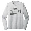 Sublimatable PosiCharge Long Sleeve Electric Heather Tee Thumbnail