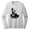 Sublimatable PosiCharge Long Sleeve Electric Heather Tee Thumbnail