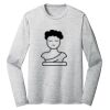 Sublimatable PosiCharge Long Sleeve Electric Heather Tee Thumbnail