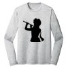 Sublimatable PosiCharge Long Sleeve Electric Heather Tee Thumbnail