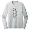 Sublimatable PosiCharge Long Sleeve Electric Heather Tee Thumbnail