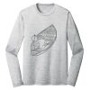 Sublimatable PosiCharge Long Sleeve Electric Heather Tee Thumbnail