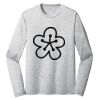 Sublimatable PosiCharge Long Sleeve Electric Heather Tee Thumbnail