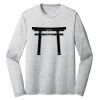 Sublimatable PosiCharge Long Sleeve Electric Heather Tee Thumbnail