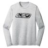 Sublimatable PosiCharge Long Sleeve Electric Heather Tee Thumbnail