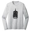 Sublimatable PosiCharge Long Sleeve Electric Heather Tee Thumbnail