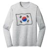 Sublimatable PosiCharge Long Sleeve Electric Heather Tee Thumbnail