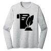 Sublimatable PosiCharge Long Sleeve Electric Heather Tee Thumbnail