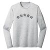 Sublimatable PosiCharge Long Sleeve Electric Heather Tee Thumbnail