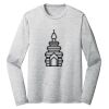 Sublimatable PosiCharge Long Sleeve Electric Heather Tee Thumbnail